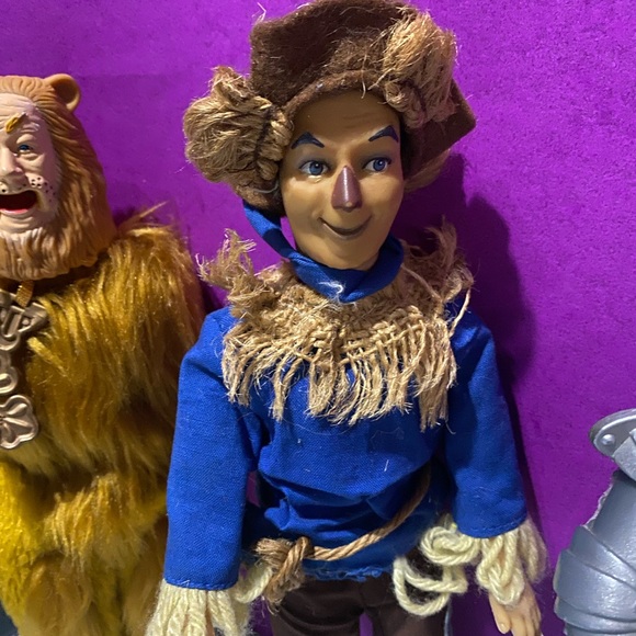 WIZARD OF OZ VINTAGE 1980s & 1990s COLLECTABLE POSABLE DOLL BUNDLE  OF 4  11.5” - Picture 8 of 16